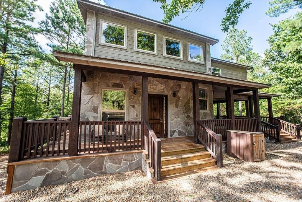 Merlot Mountain - Heated Spa Pool And Hot Tub! Cabin Broken Bow Esterno foto
