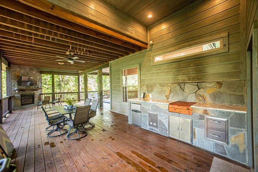 Merlot Mountain - Heated Spa Pool And Hot Tub! Cabin Broken Bow Esterno foto