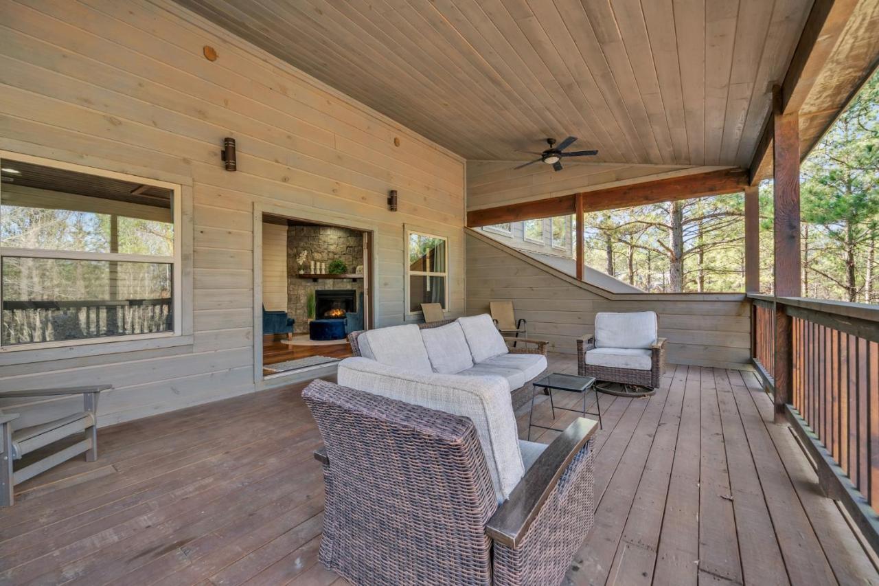 Merlot Mountain - Heated Spa Pool And Hot Tub! Cabin Broken Bow Esterno foto
