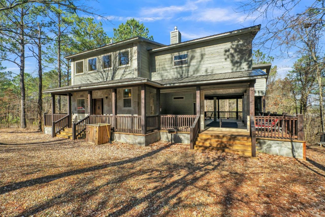 Merlot Mountain - Heated Spa Pool And Hot Tub! Cabin Broken Bow Esterno foto