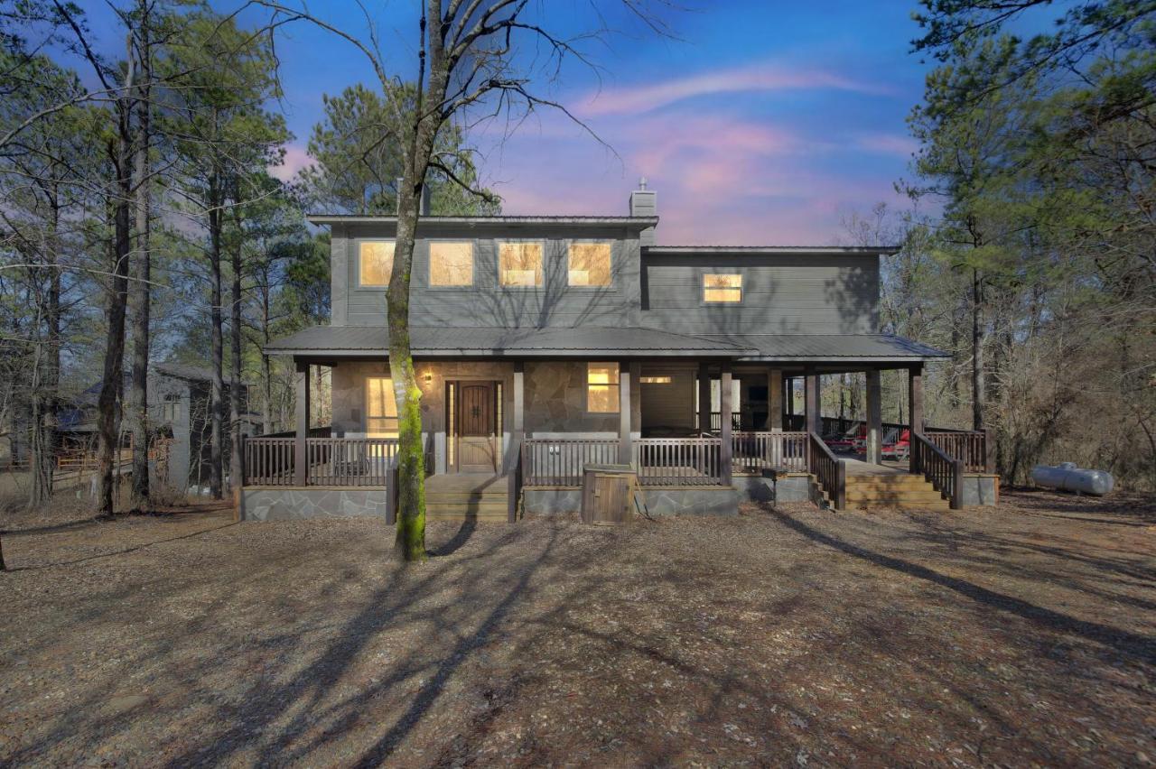Merlot Mountain - Heated Spa Pool And Hot Tub! Cabin Broken Bow Esterno foto